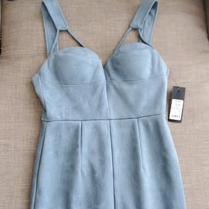 Suede dress